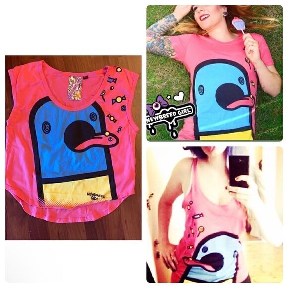 NWOT New Breed Girl Sugar Crash Tank - Picture 1 of 12
